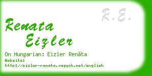 renata eizler business card